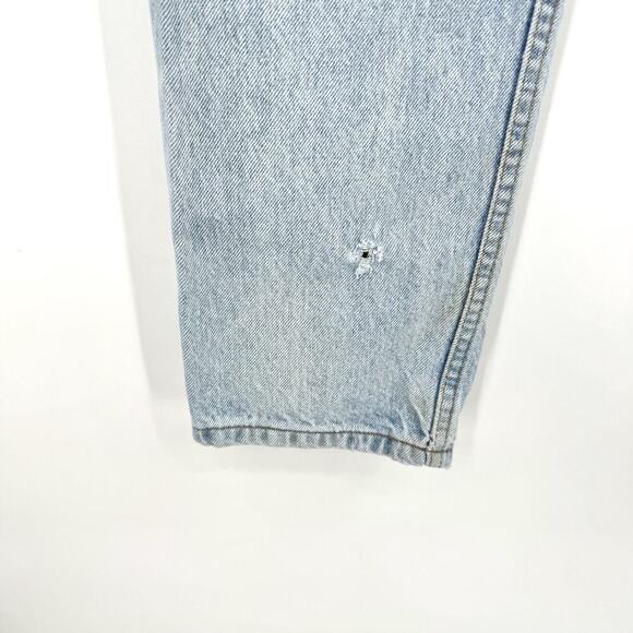 Levis 505 VTG 1992 Faded WORN Blue Jeans Straight 32x34 1990s Distressed Light - Picture 13 of 14
